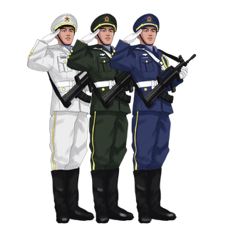 建军节军人形象