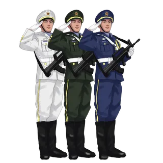 建军节军人形象