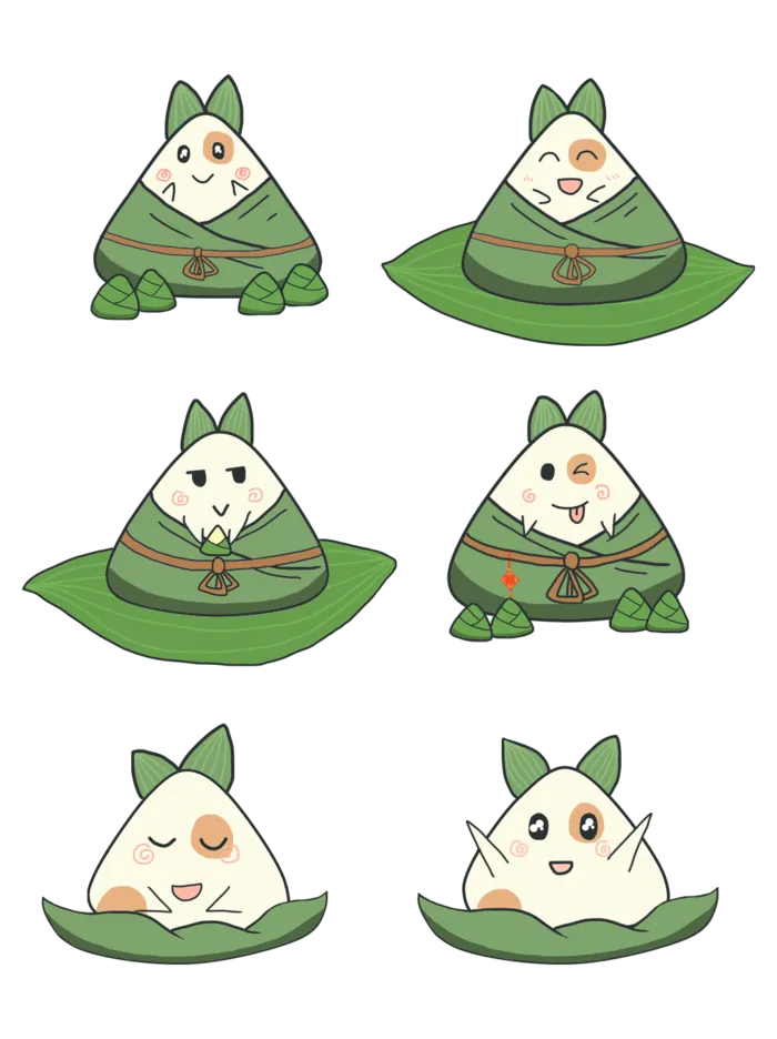 端午节粽子元素图psd模版下载