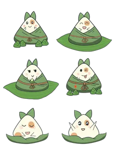 端午节粽子元素图