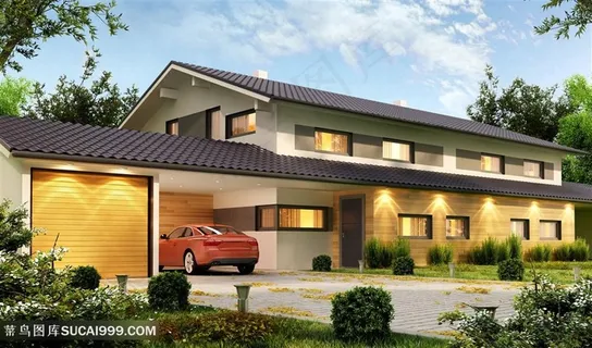 高档别墅建筑设计别墅图片