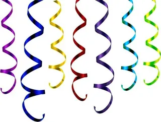 五彩纸屑 PNG免抠