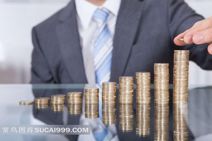 金融理财商务背景