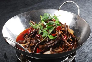 干锅美食焖锅湘菜麻辣香辣纸锅干锅茶树菇