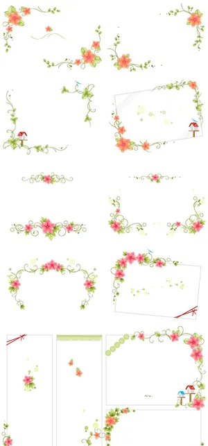 简约风名片海报边框图框素材AI矢量图 (84)