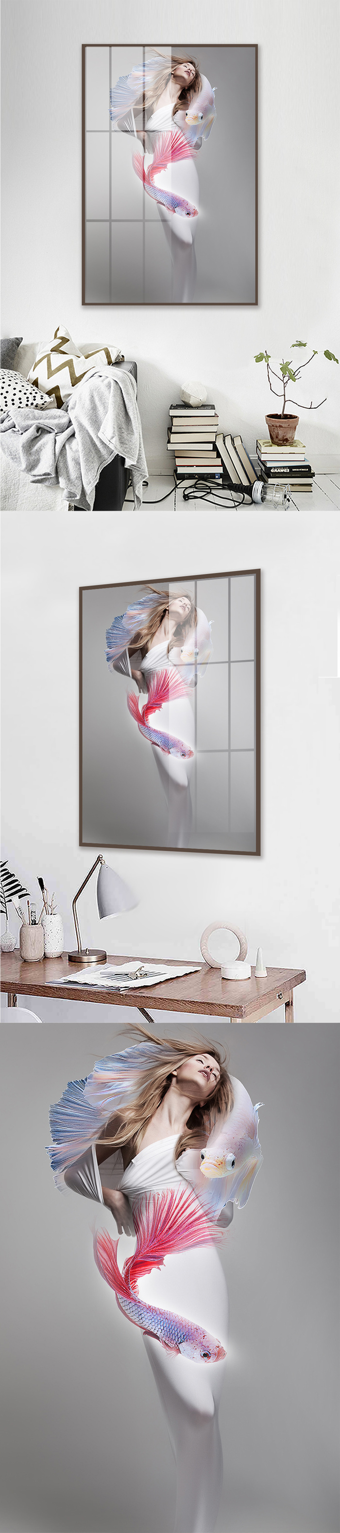 现代欧式美女装饰画