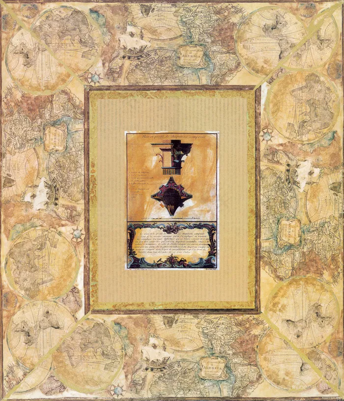 唯美纹理艺术插画