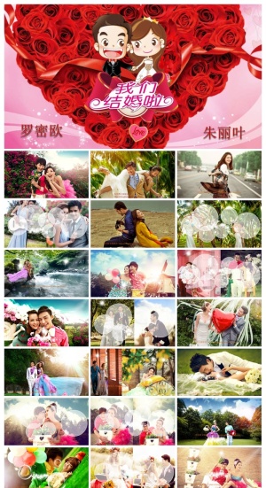 婚礼策划相册精美ppt模板 (4)预览图