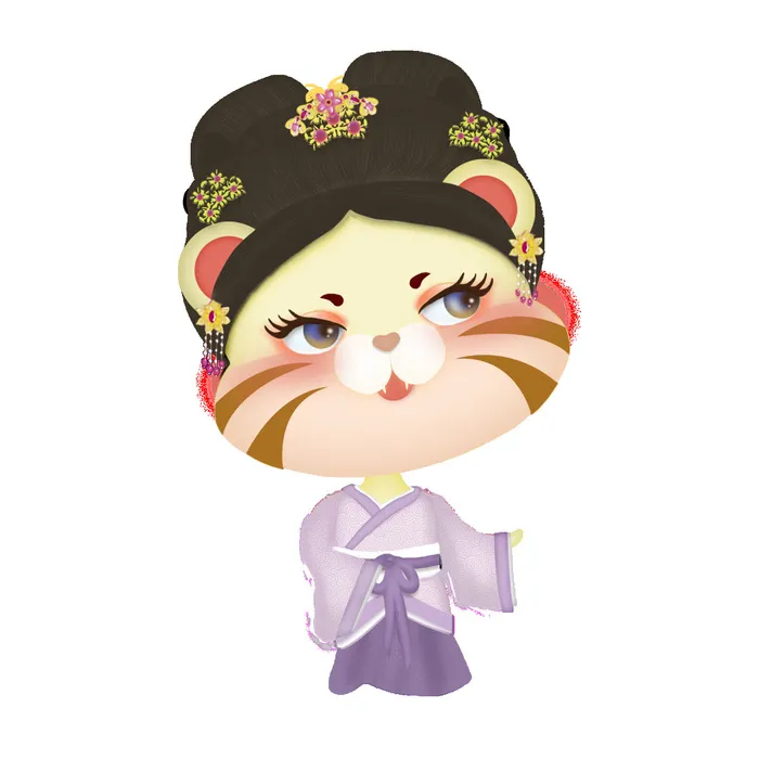 PNG免扣2022虎年新年春节元旦卡通老虎形象图片插画PSD设计素材psd模版下载