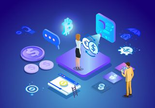 商务2.5D未来科技商务素材