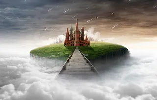 风景海报PSD素材