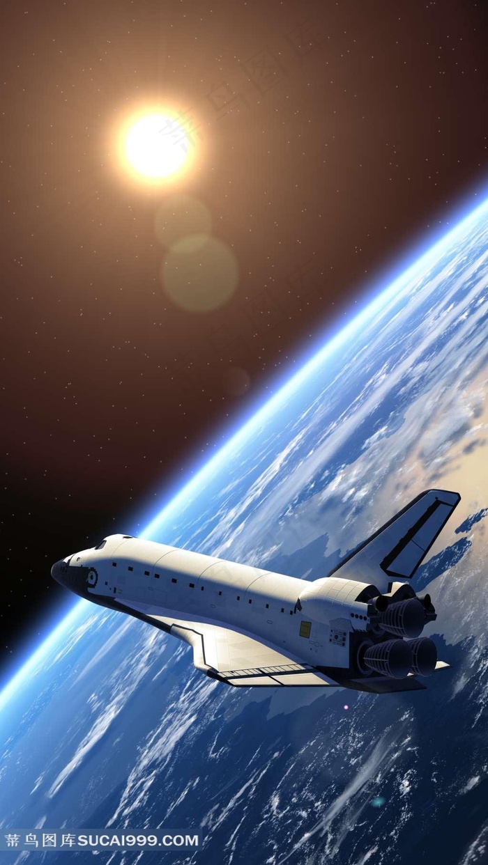 太空飞船摄影图