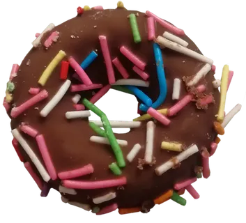 巧克力甜甜圈原味免抠摄影元素素材