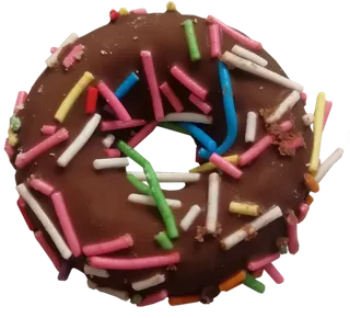 巧克力甜甜圈原味免抠摄影元素素材