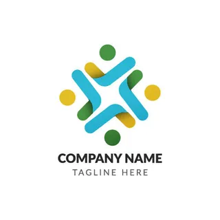 图标标识标志立体几何图形企业商标VI品牌LOGO设计模板AI矢量素材