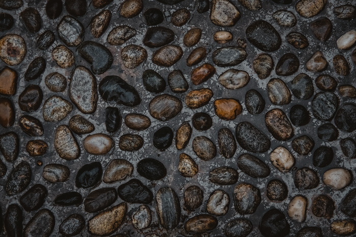 鹅软石路面图片