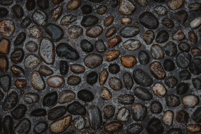 鹅软石路面图片