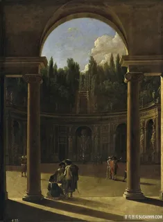 唯美建筑艺术油画图片 唯美建筑艺术油画图片