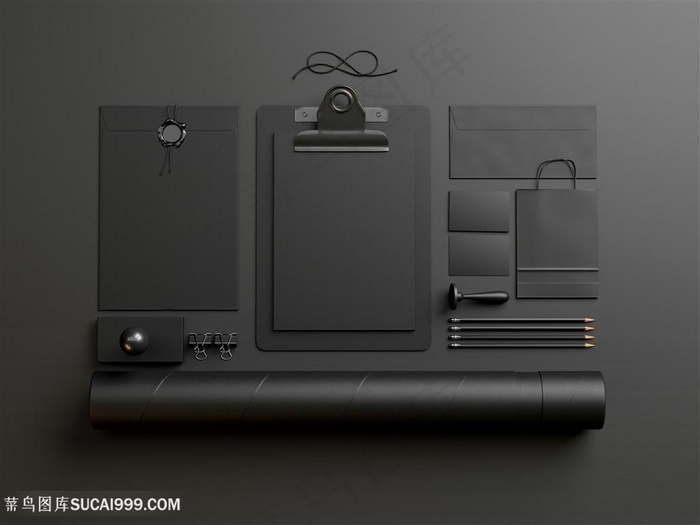 黑色主题vis展示模板高清图片