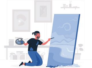 扁平化人物场景办公互联网等距ai矢量设计网页海报UI素材插画