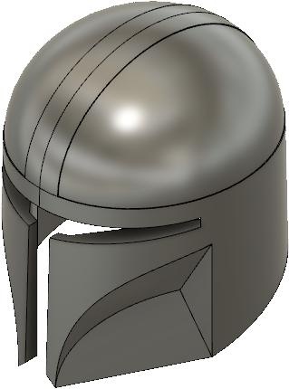 PNG曼达洛金属头盔免抠(319x430)