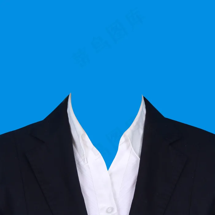 西装模板  女生西装 寸照模板 西装 证件照 西服 免抠 psd模版下载