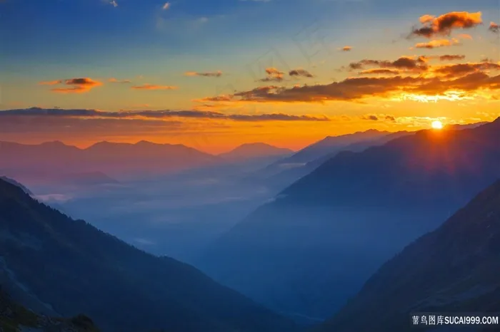 唯美日落风景图片