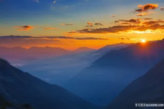 唯美日落风景图片