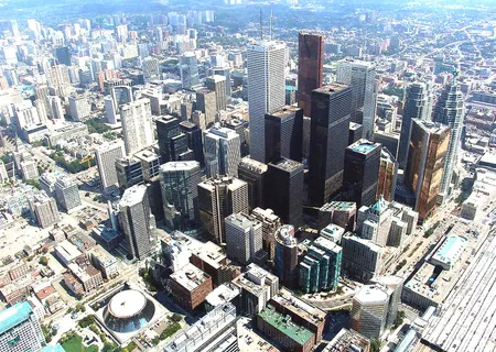 调色简约风建筑