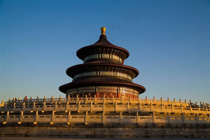 天坛祈年殿中国古代建筑摄影图片