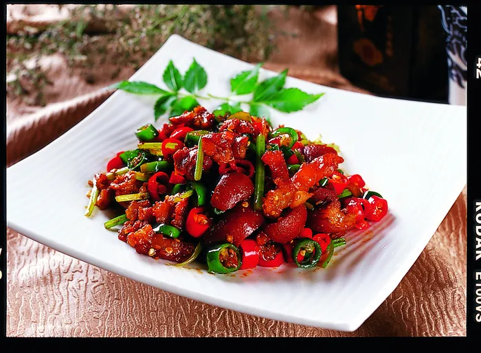 川菜湘菜高清菜谱 丝椒去骨蹄花