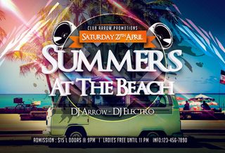 旅游观光巴士海报PSD素材