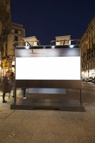 灯箱样机 路边广告牌 大屏广告 (5)