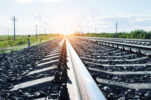 铁路轨道特写高清图片