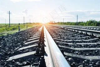 铁路轨道特写高清图片