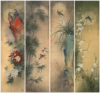 梅兰竹菊国画 梅兰竹菊国画