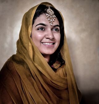 印度装美女头像图片