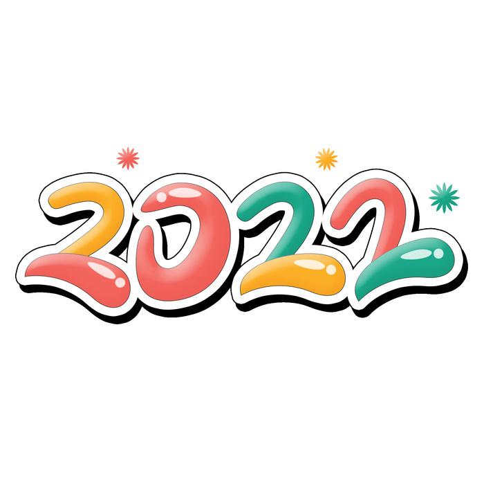 卡通新年2022春节虎年字体艺术字LOGO图标海报插画设计素材psd模版下载