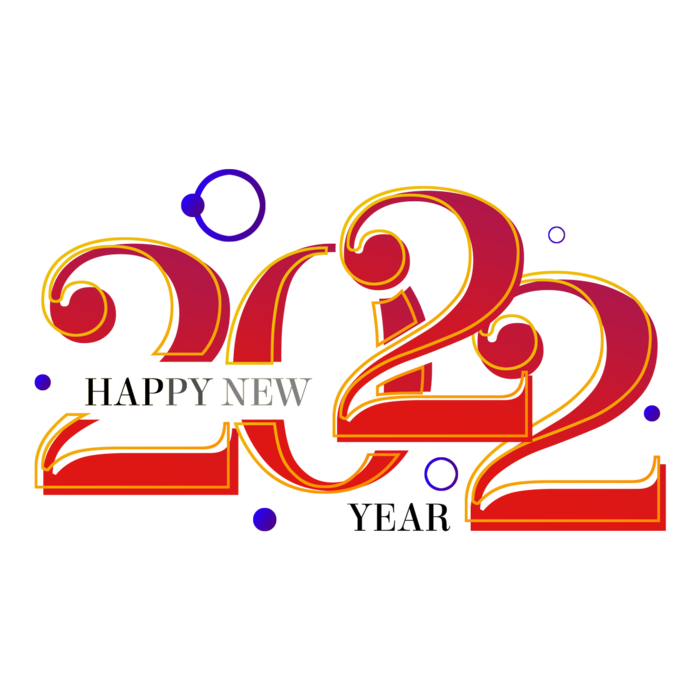 2022新年艺术创意字体虎年3D立体标题数字文字png免抠字素材