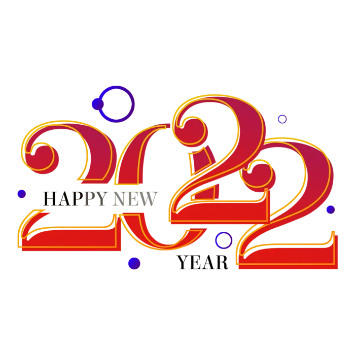 2022新年艺术创意字体虎年3D立体标题数字文字png免抠字素材