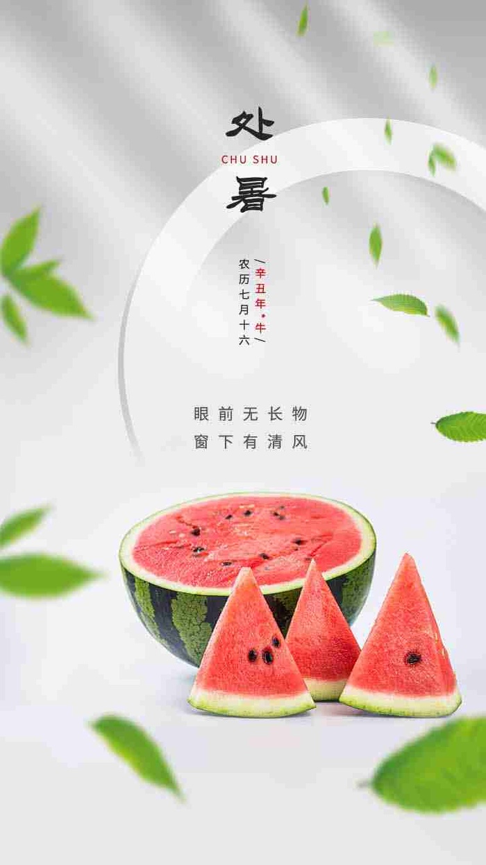 处暑西瓜夏日节气H5页面_启动页