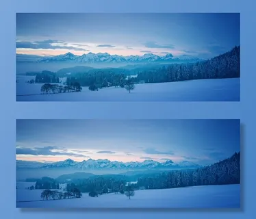 冬天高山背景风景 冬天高山背景风景