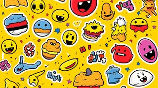 卡通插画表情搞怪素材