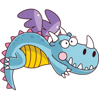 卡通恐龙生日宝宝宴派对素材恐龙派对免扣素材