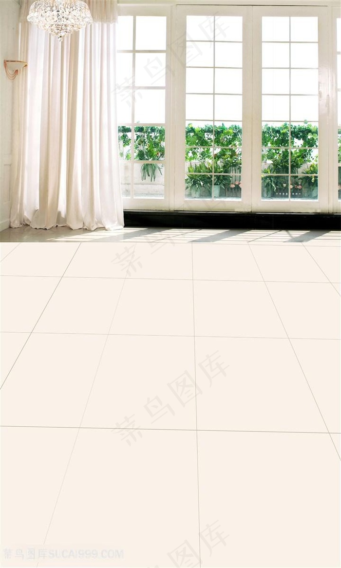 儿童背景室内窗户风景画