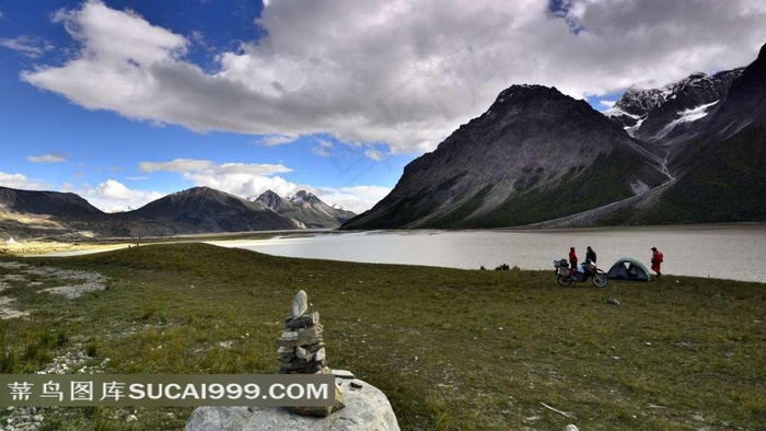 西藏然乌湖风景图片