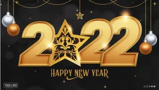 设计2022年虎年新年背景