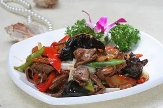 咸肉油爆肝  18元 (2)