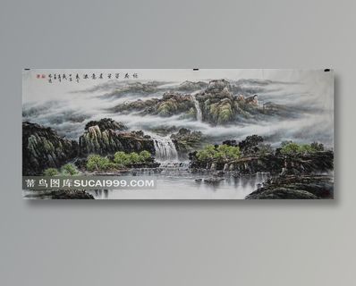 绿荫婆娑春意浓设计素材