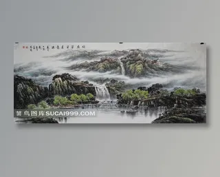 绿荫婆娑春意浓设计素材